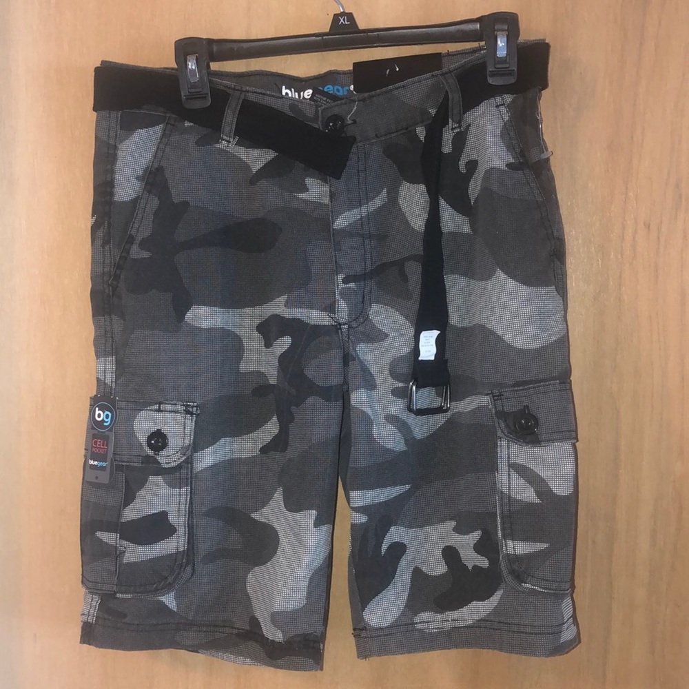 NWT blue gear youth shorts
